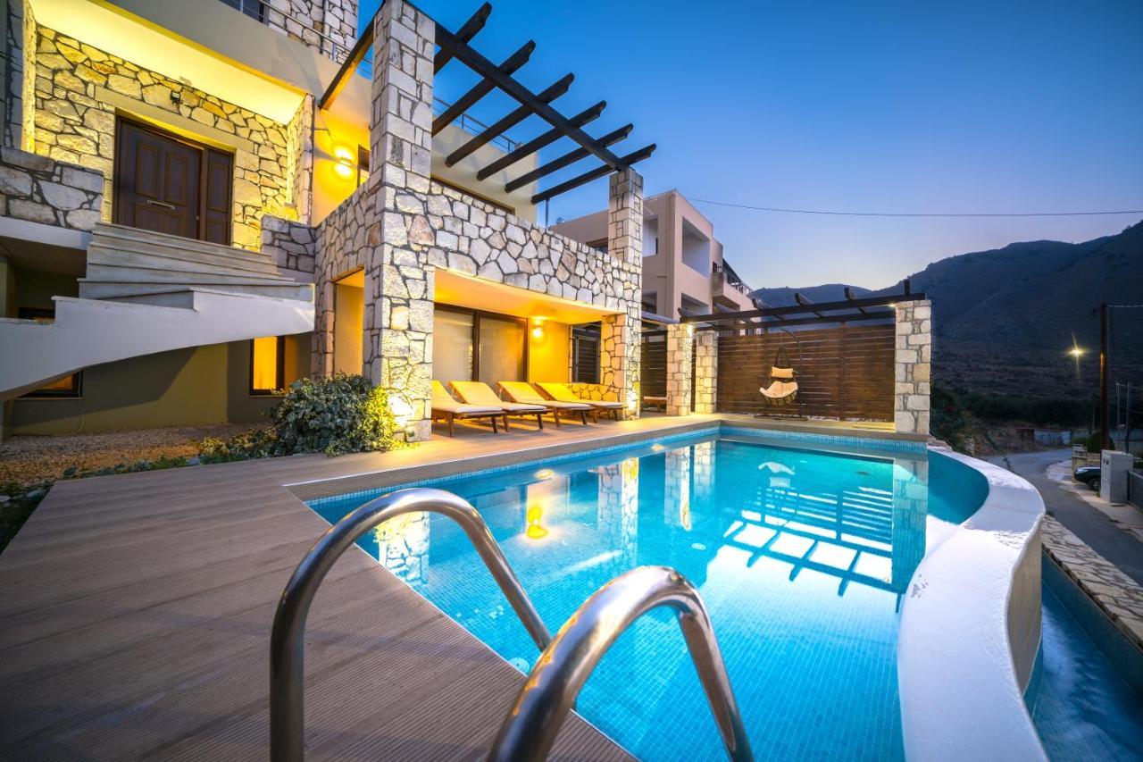 Villa Majestic Crete Heated Pool And Sauna Megala Chorafia المظهر الخارجي الصورة